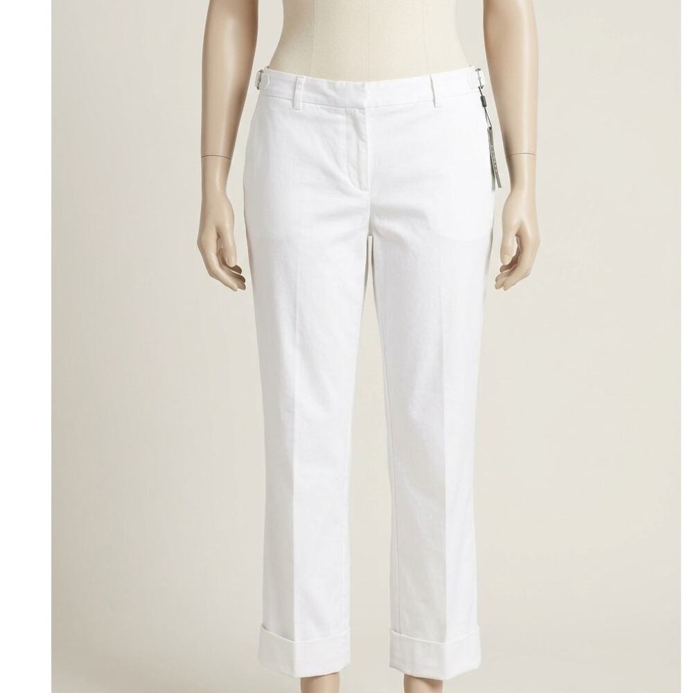 Lauren Ralph Lauren White Cropped Pants Size 14